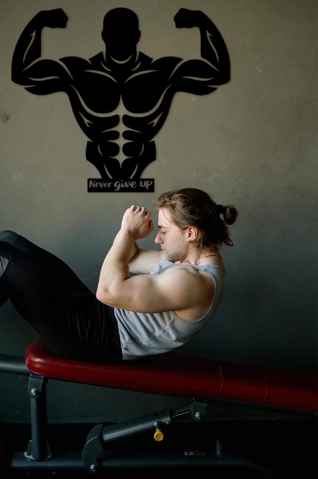 Personalized Gym Wood Wall Art, Fitness Decor
