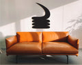 Akoben Adinkra Wood Wall Art: African Symbol Decor