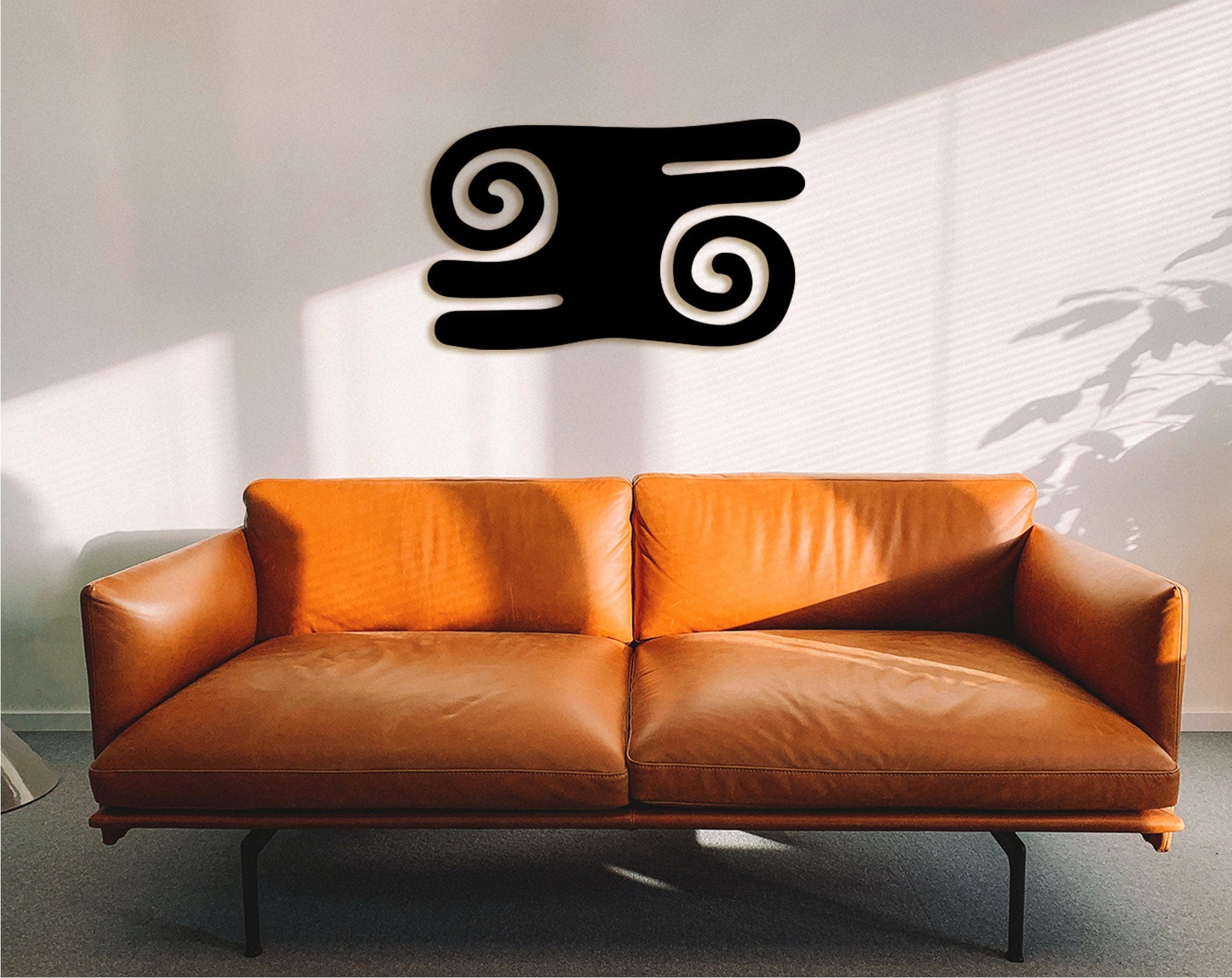 Adinkra Symbol Wood Wall Decor, African Akom Sign