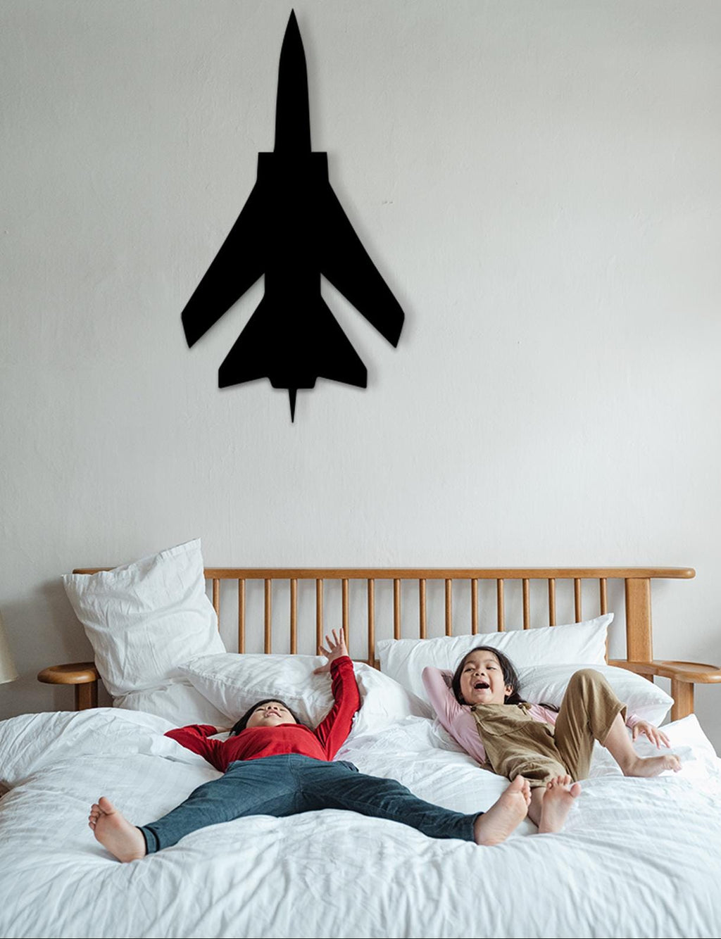 Jet Fighter Plane Wood Wall Art, Pilot Gift, Aviation Decor