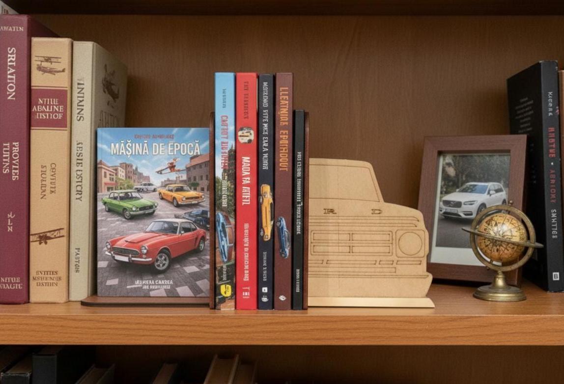 Ford F100 Wood Bookends: Laser Cut Birch Plywood