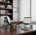 Personalized Doctor Gift: Wooden Desk Organizer Pen Holder