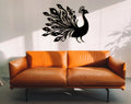 Peacock Wood Wall Art, Boho Home Decor, Laser Cut Wood