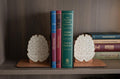 Anatomical Brain Bookends - Modern Wood Art, Psychologist Gift, Digital Brain Artwork