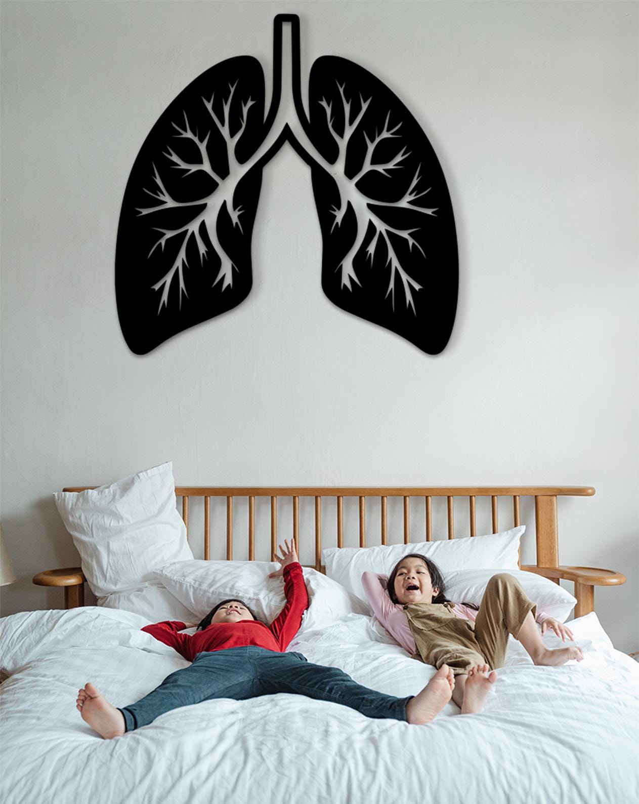 3D Lungs Wall Decor: Medical Office Art, Healthcare Gift