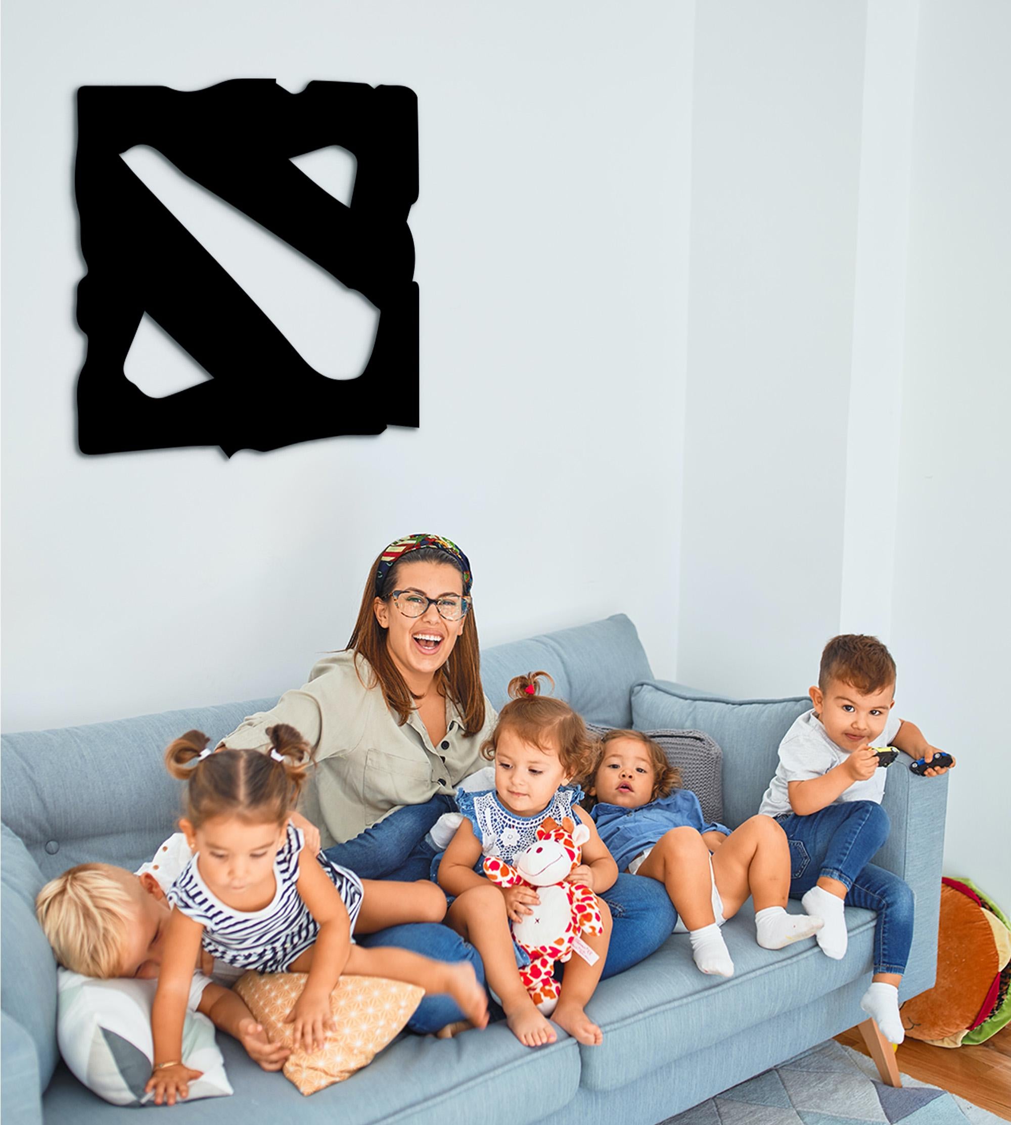 MOBA Hero Wood Wall Art, Gamer Room Decor, Fantasy Arena Sign