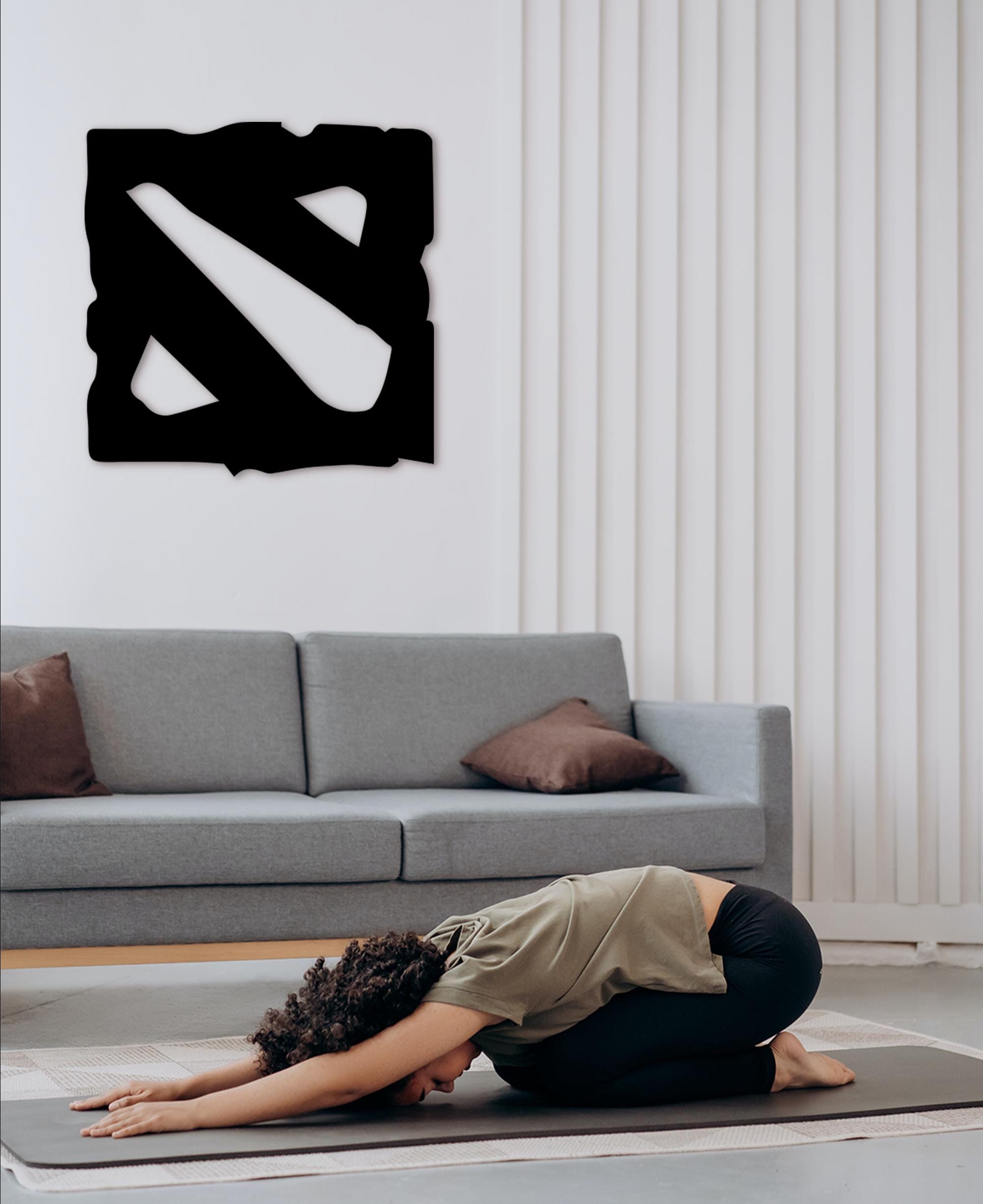 MOBA Hero Wood Wall Art, Gamer Room Decor, Fantasy Arena Sign