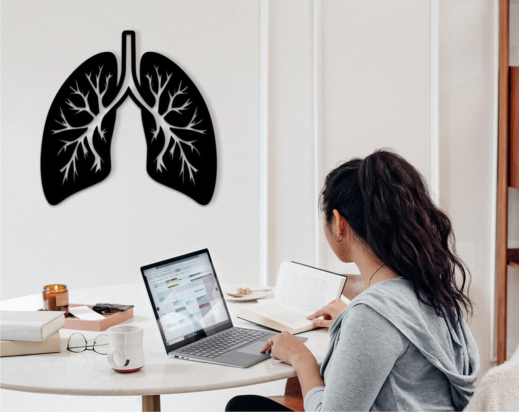 3D Lungs Wall Decor: Medical Office Art, Healthcare Gift