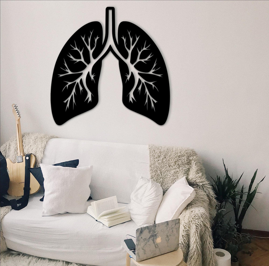 3D Lungs Wall Decor: Medical Office Art, Healthcare Gift