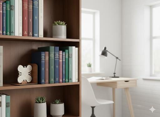 Wooden Hannunvaakuna Bookends, Nordic Protection Symbol, Scandinavian Library Decor
